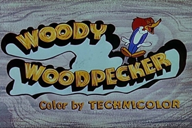 Screenshots from the 1955 Walter Lantz cartoon Bunco Busters