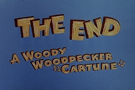 Screenshots from the 1955 Walter Lantz cartoon Bunco Busters