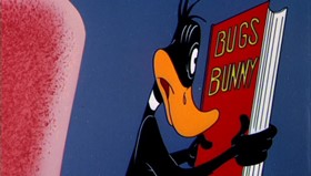 Screenshots from the 1955 Warner Bros. cartoon This Is a Life?