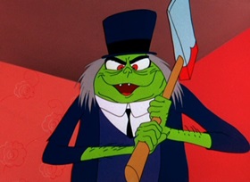 Screenshots from the 1955 Warner Bros. cartoon Hyde and Hare