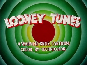 Screenshots from the 1955 Warner Bros. cartoon Heir Conditioned