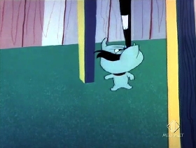 Screenshots from the 1955 Warner Bros. cartoon Pappy
