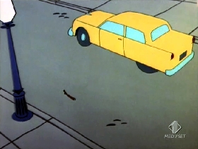 Screenshots from the 1955 Warner Bros. cartoon Pappy