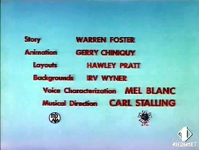 Screenshots from the 1955 Warner Bros. cartoon Pappy