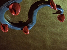 Screenshots from the 1956 Clokey Productions cartoon Gumbasia