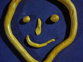 Screenshots from the 1956 Clokey Productions cartoon Gumbasia