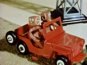 Screenshots from the 1956 Clokey Productions cartoon Little Lost Pony