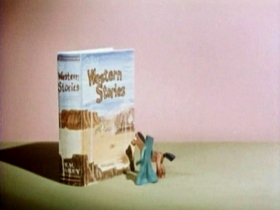 Screenshots from the 1956 Clokey Productions cartoon Little Lost Pony