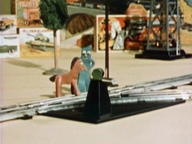 Screenshots from the 1956 Clokey Productions cartoon Little Lost Pony