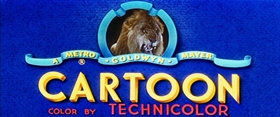Screenshots from the 1956 MGM cartoon Down Beat Bear