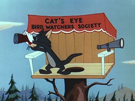 Screenshots from the 1956 Walter Lantz cartoon Get Lost