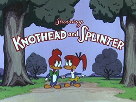 Screenshots from the 1956 Walter Lantz cartoon Get Lost