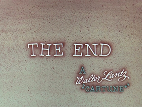 Screenshots from the 1956 Walter Lantz cartoon Get Lost