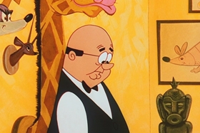 Screenshots from the 1956 Walter Lantz cartoon The Ostrich Egg and I