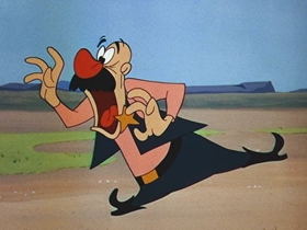 Screenshots from the 1956 Walter Lantz cartoon Chief Charlie Horse