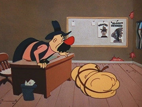 Screenshots from the 1956 Walter Lantz cartoon Chief Charlie Horse