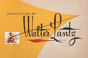 Screenshots from the 1956 Walter Lantz cartoon Room and Wrath