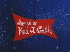 Screenshots from the 1956 Walter Lantz cartoon Woodpecker From Mars