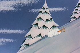 Screenshots from the 1956 Walter Lantz cartoon Hold That Rock