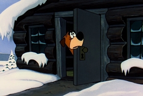 Screenshots from the 1956 Walter Lantz cartoon Hold That Rock
