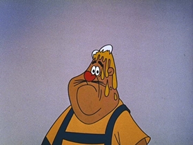 Screenshots from the 1956 Walter Lantz cartoon Calling All Cuckoos