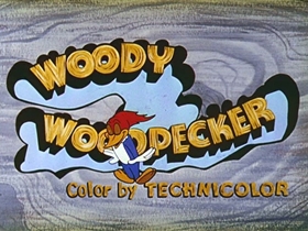 Screenshots from the 1956 Walter Lantz cartoon Calling All Cuckoos