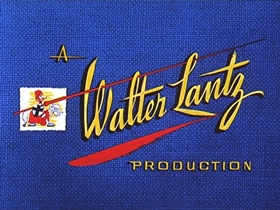 Screenshots from the 1956 Walter Lantz cartoon Calling All Cuckoos