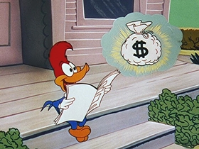 Screenshots from the 1956 Walter Lantz cartoon Arts and Flowers