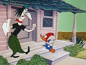 Screenshots from the 1956 Walter Lantz cartoon Arts and Flowers