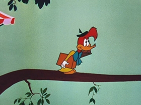 Screenshots from the 1956 Walter Lantz cartoon Arts and Flowers