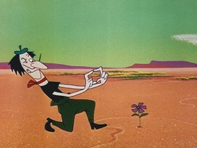 Screenshots from the 1956 Walter Lantz cartoon Arts and Flowers