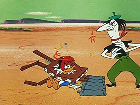 Screenshots from the 1956 Walter Lantz cartoon Arts and Flowers