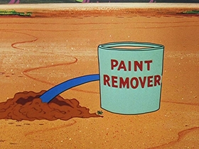 Screenshots from the 1956 Walter Lantz cartoon Arts and Flowers