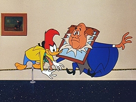 Screenshots from the 1956 Walter Lantz cartoon Arts and Flowers