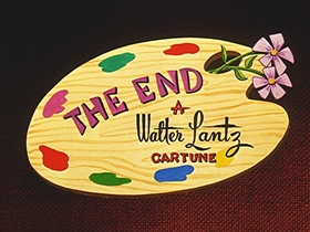 Screenshots from the 1956 Walter Lantz cartoon Arts and Flowers