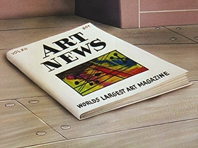 Screenshots from the 1956 Walter Lantz cartoon Arts and Flowers