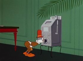Screenshots from the 1956 Warner Bros. cartoon Barbary Coast Bunny