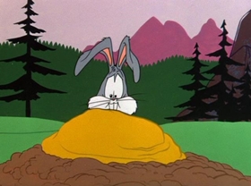 Screenshots from the 1956 Warner Bros. cartoon Barbary Coast Bunny