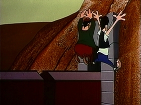 Screenshots from the 1956 Warner Bros. cartoon Half-Fare Hare