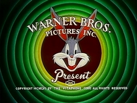 Screenshots from the 1956 Warner Bros. cartoon Half-Fare Hare