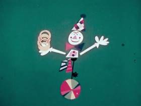 Screenshots from the 1956 UPA cartoon The Twelve Days of Christmas