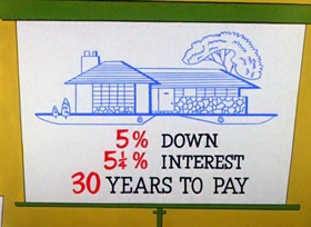 Screenshots from the 1956 Warner Bros. cartoon 90 Day Wondering