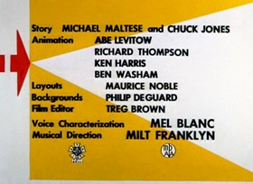 Screenshots from the 1956 Warner Bros. cartoon 90 Day Wondering