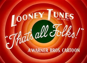 Screenshots from the 1957 Warner Bros. cartoon Cheese It, The Cat!