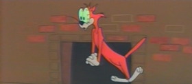 Screenshots from the 1957 MGM cartoon Cat