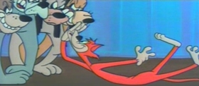 Screenshots from the 1957 MGM cartoon Cat