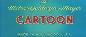 Screenshots from the 1957 MGM cartoon Cat