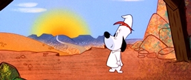 Screenshots from the 1957 MGM cartoon Grin and Share It