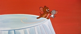Screenshots from the 1957 MGM cartoon Feedin
