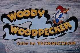 Screenshots from the 1957 Walter Lantz cartoon Box Car Bandit